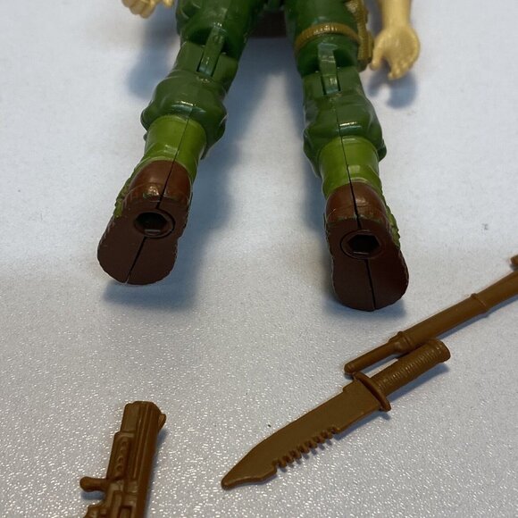 Vintage 1994 Hasbro GI Joe Commando Sgt. Savage Figure w Weapons Gun Knife Rifle - Picture 8 of 14